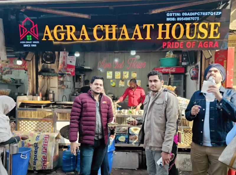 Agra Chaat House โ Street Food in Agra